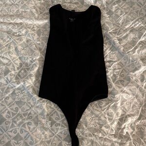 UO Women’s Lowcut Black Bodysuit